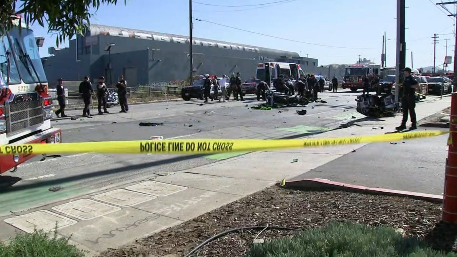 2 SFPD motorcycle officers injured in Potrero Hill crash