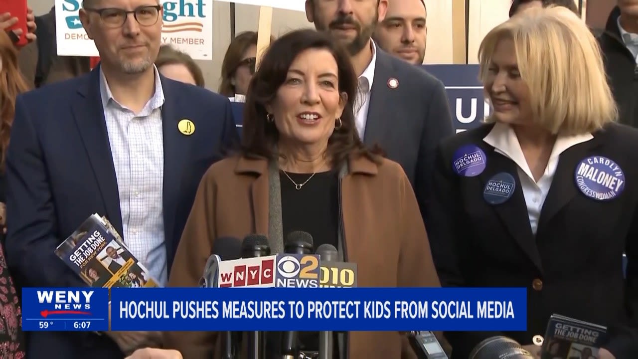 Hochul pushes measures to protect kids from social media