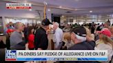 Rumor Alleges Fox News Video Shows '1 Million White Dudes' at a PA Diner 'Organically' Reciting the Pledge of Allegiance...