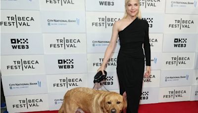 Selma Blair Brings Along Dog ‘Scout’ to Tribeca Film Festival