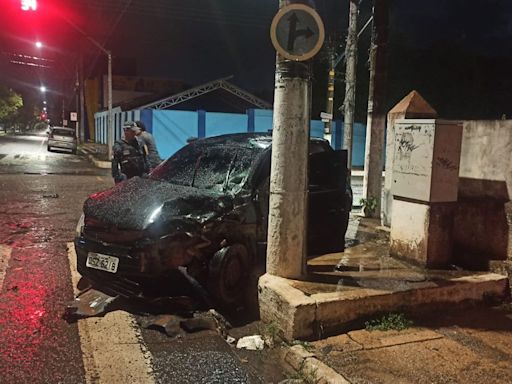 Motorista embriagado é apresentado na delegacia após perder controle de carro e bater dois veículos em Santarém