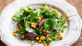 Pan-fried venison salad recipe