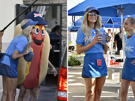 Paris Hilton, Nicole Richie Film 'The Simple Life' Reboot at Sonic Drive-In