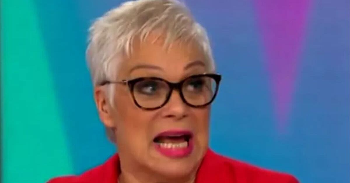 Loose Women's Denise Welch rants online - but fans distracted by 'rude' feature