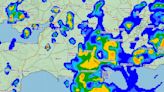 All the places in UK where Met Office thunderstorm warnings are in place on bank holiday Monday