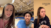 What is the '2 Days Into College' song trending on TikTok, and why is a Duke basketball player involved?
