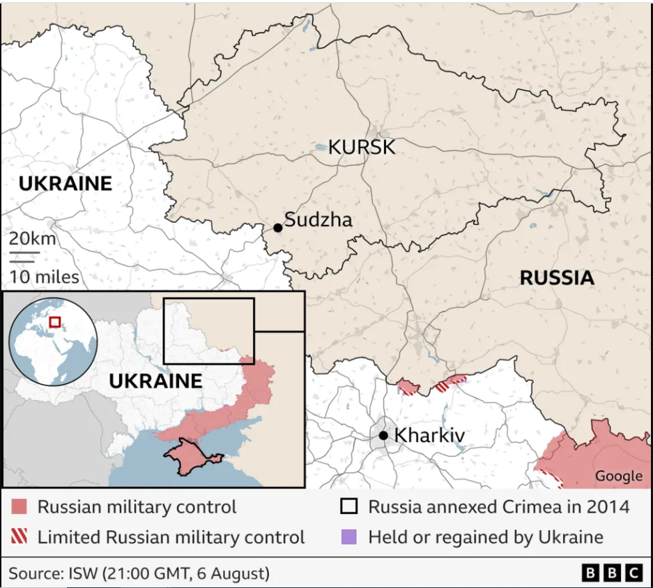 Russia struggles to repel deep incursion by Ukraine