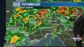 A little more sunshine tomorrow, still a chance for storms