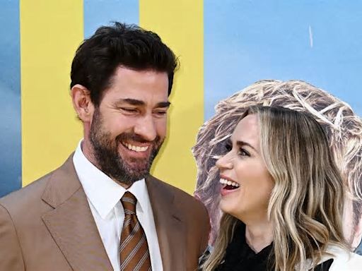 Emily Blunt und John Krasinski turteln auf dem roten Teppich