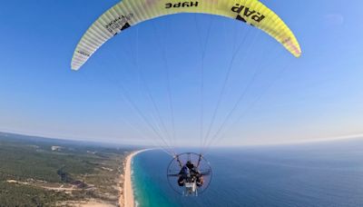 World Arcs Project, la aventura aérea de Nico Aubert en Portugal