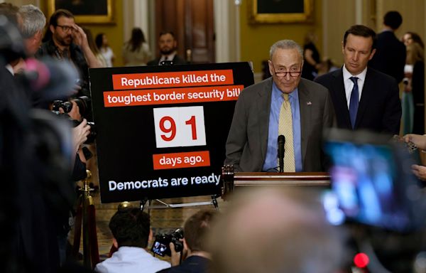 Schumer plans to revive bipartisan border deal to put Senate Republicans on the spot