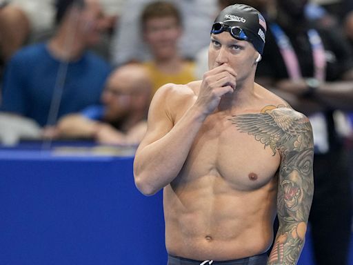 Caeleb Dressel in tears after stunning end to individual events at Paris Olympics