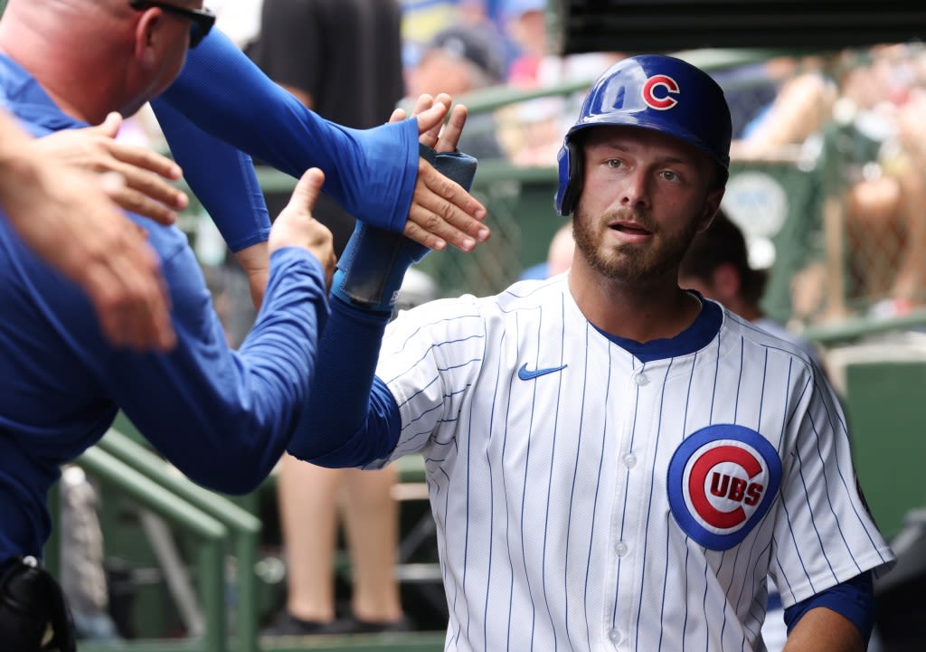 As Chicago Cubs rookie Michael Busch locks in at the plate, his defense at 1st base continues to improve