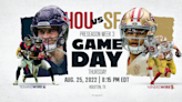 Texans vs. 49ers: Time, TV schedule and streaming info for preseason Week 3