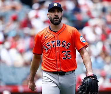 Astros: Verlander, colocado en lista de lesionados