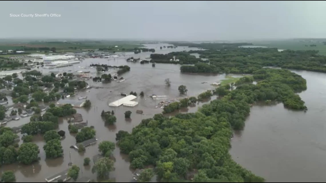 Over 20 counties in northwest Iowa face record flooding levels