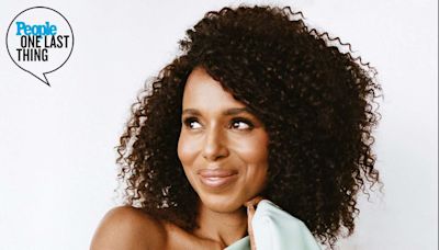 One Last Thing with Kerry Washington: Her Solution for Her Jet-Lagged Puppy? 2 a.m. Walks (Exclusive)