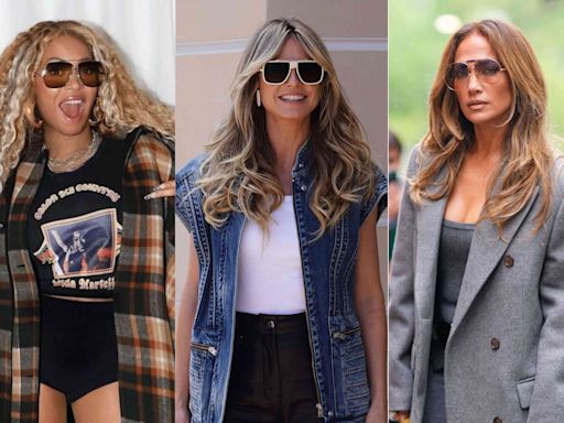 Jlo, Beyoncé, Heidi... mira los lentes de sol favoritos de las famosas y prepárate para el verano