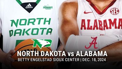 North Dakota to host Alabama at Betty Engelstad Sioux Center in December - KVRR Local News