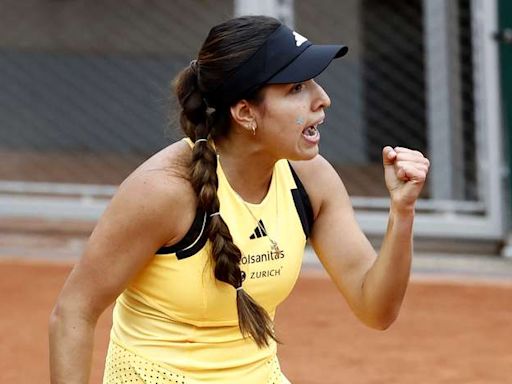 Roland Garros: Camila Osorio ganó y enfrentará a una top 10 en la próxima ronda