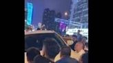 China: People Work Together To Rescue Man Trapped Under Vehicle In Changsha, Hunan