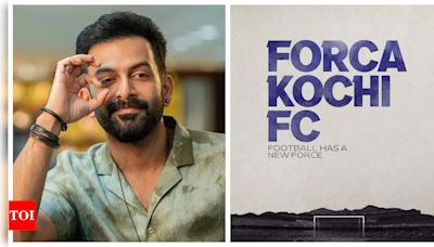 Prithviraj unveils 'Forca Kochi FC' as Kochi's new football team for Super League Kerala | Malayalam Movie News - Times of India