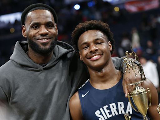 NBA／詹姆斯兒子布朗尼試訓首秀僅4分 坦言「和爸爸打球不是夢想」