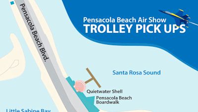 Pensacola Beach will expand its transit services for the Blue Angels Air Show