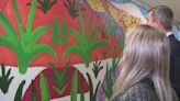 Custom mural, 'Wonder and Wander,' graces Phoenix Children's Hospital's bare walls