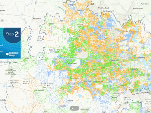 New CenterPoint Energy map shows repair work hasn't even started in many areas still without power