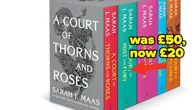 A Book Set Of Every Single A Court Of Throne And Roses Book Is On Sale For £20 From £50 In Amazon's Prime Day...