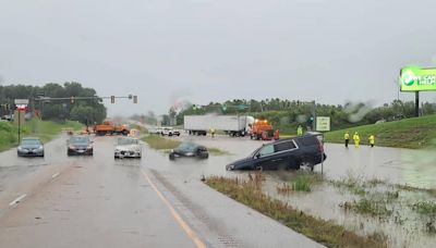 Disaster proclaimed in St. Clair County. Flooding in Belleville, across metro-east