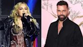 Ricky Martin appears to get an erection on stage at Madonna concert