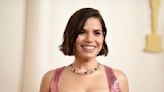 America Ferrera stuns in sparkly Barbie pink, Rita Moreno waves in statement black on Oscars carpet