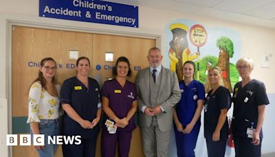 Hugh Bonneville: Downton Abbey star opens new hospital department