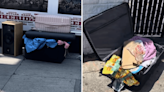 Hallan maletas “perdidas” en campamento de personas sin hogar en Hollywood