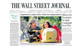 The Wall Street Journal publicó en su tapa la foto de Javier Milei y Victoria Villarruel subidos a un tanque militar