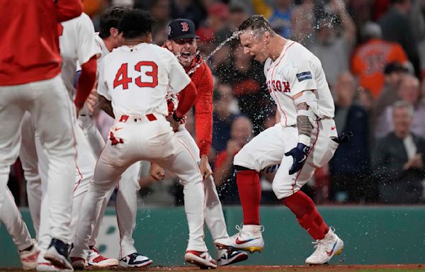 Tyler O’Neill hits 3-run homer in the 10th inning to lift the Red Sox past the Orioles, 5-3