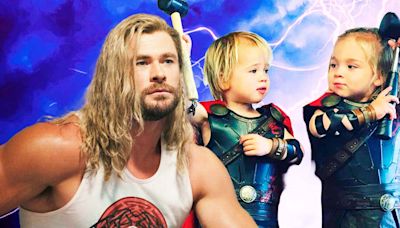 Chris Hemsworth presume a sus hijos tras años de ocultar sus rostros: son tan guapos como él