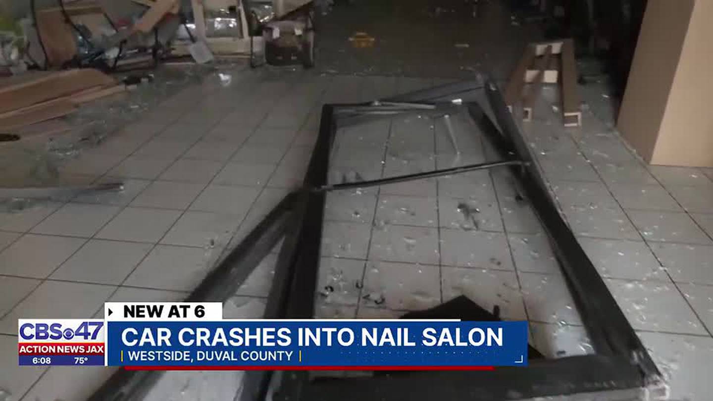 Nail salon owner speaks out after car crashes into building