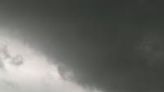 Storm clouds gather before the launch of a Long March 5 rocket carrying the Chang'e-6 mission lunar probe at the Wenchang Space Launch Centre in southern China