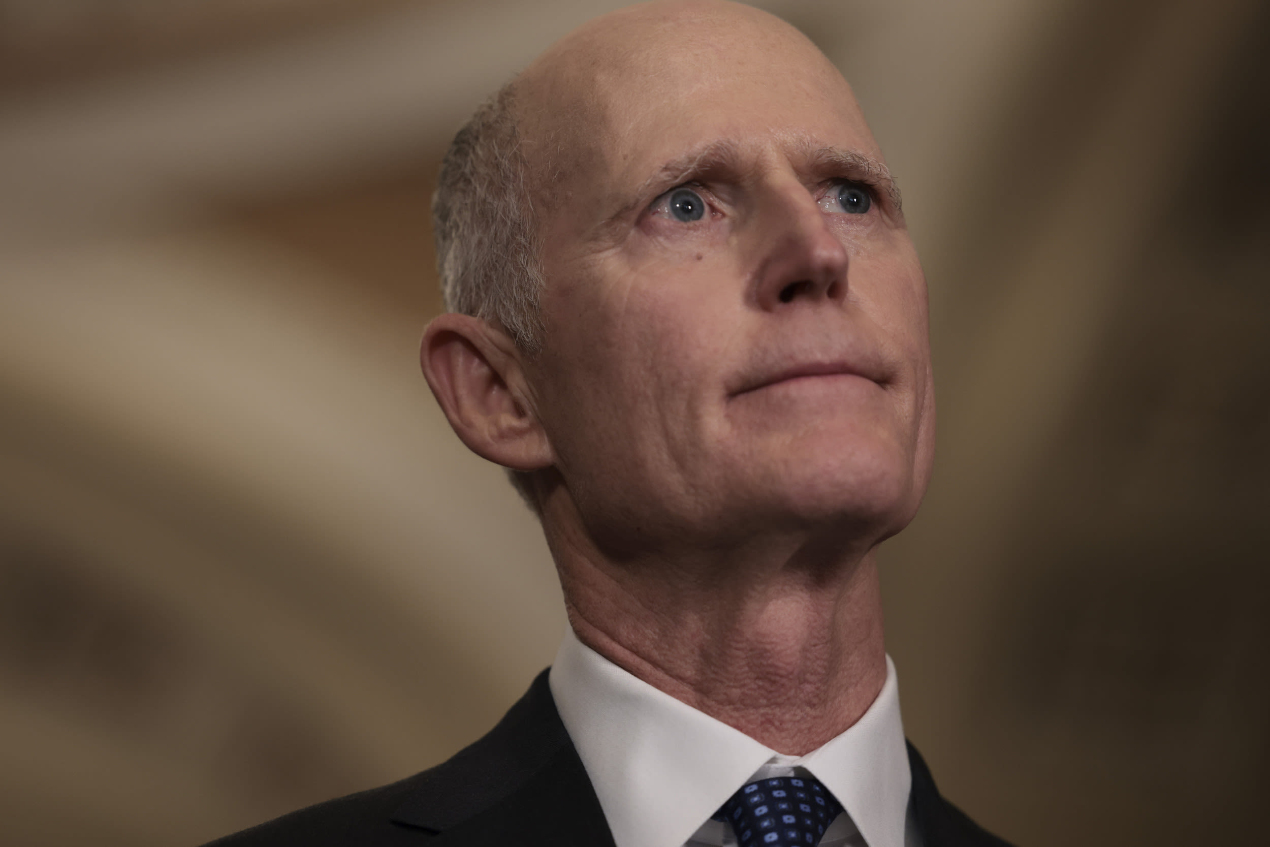 Democrats rip 'roadblock' Rick Scott for pushing back against foreign aid package