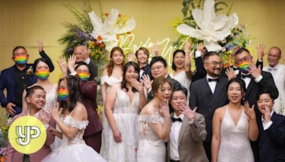 10 Hong Kong LGBTQ couples marry in a rare ceremony for the city