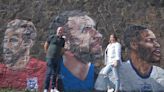 Three new lions for mural if England reach final