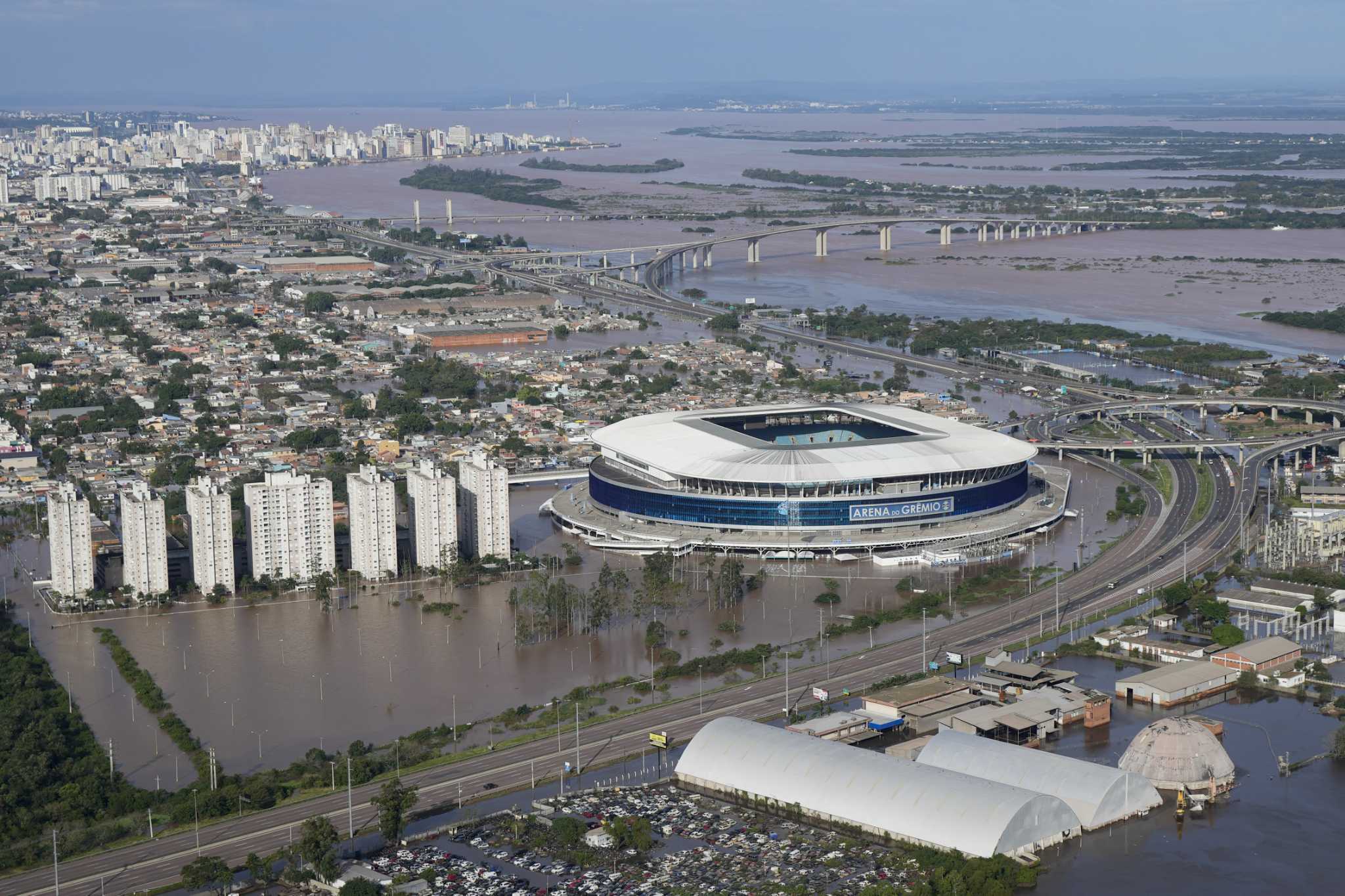 Brazil's soccer federation suspends matches for 3 southern clubs because of flooding