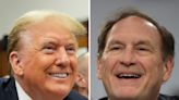 Donald Trump congratulates Samuel Alito for his "courage"