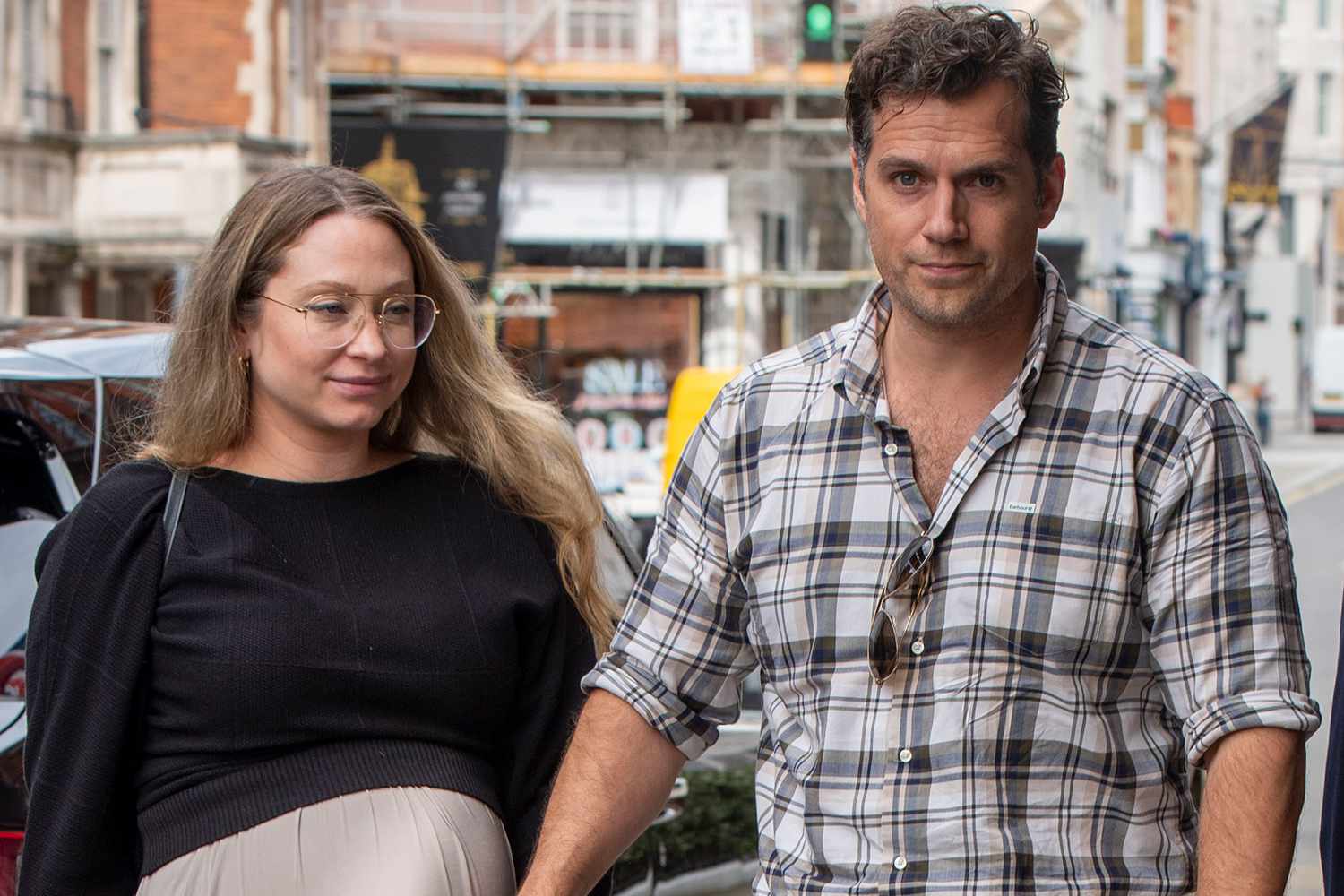 Henry Cavill's Pregnant Girlfriend Natalie Viscuso Shows Off Baby Bump on London Stroll with Actor