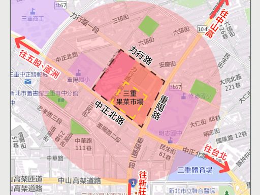 三重果菜批發市場周邊房價2年漲21%