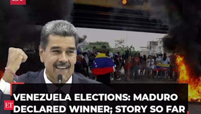 Venezuela Elections: Maduro declared winner, violent protests break out; here's the story so far