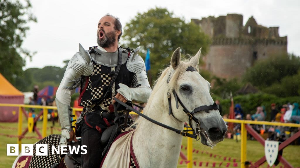 In pictures: Jousting tournament at Caerlaverock Castle